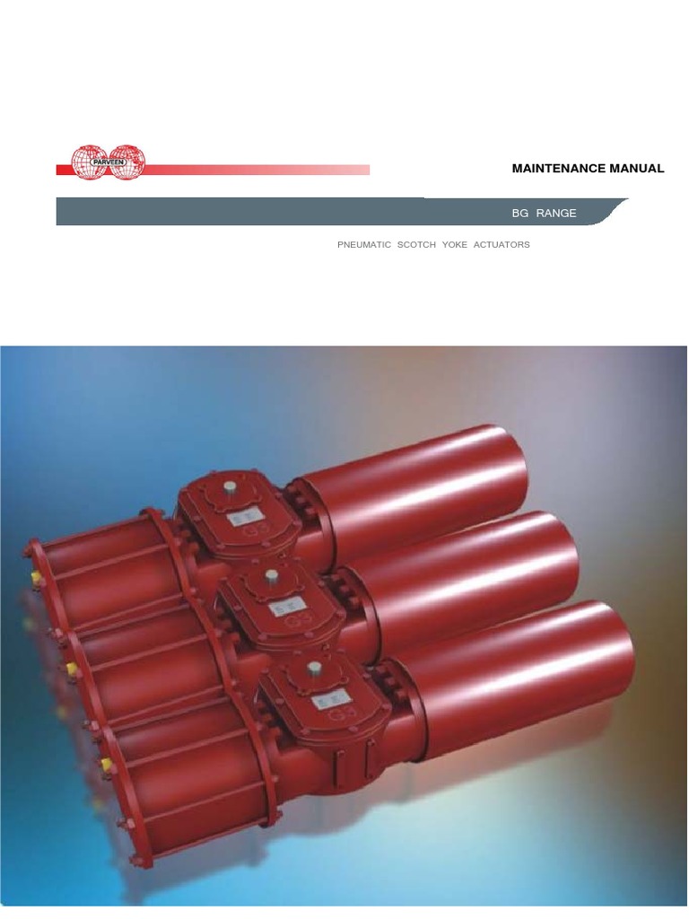 Maintenance Manual - Actuator PDF | PDF