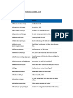 Reflexive Verben - Liste PDF