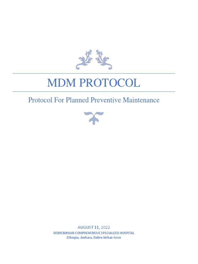 Planned Preventive Maintenance Protocol | PDF | Business | Computers