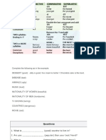 Comparatives - Superlatives PDF