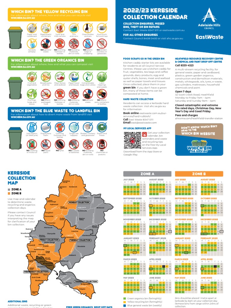AHC Kerbside Collection Calendar 2022 PDF PDF