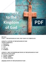 UNIT I Lesson 4, 2020JESUS The Way To The Kingdom of God