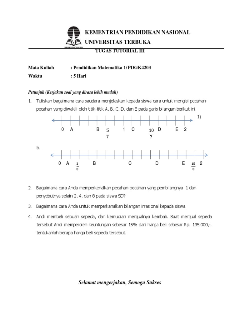 Siti Aisyah TUGAS TUTORIAL 3 MTK Rev | PDF | Metode & Bahan Ajar