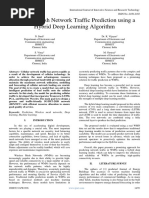 Wireless Mesh Network Traffic Prediction Using A Hybrid Deep Learning Algorithm