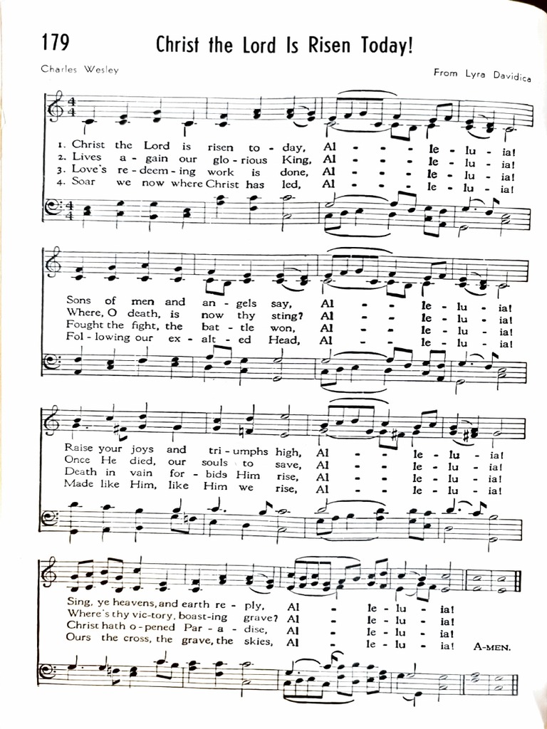 Christ the Lord Is Risen Today! | PDF