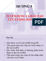 Chuong 5-TUYEN DUNG VA DAO TAO LLBH (Autosaved) PDF