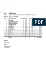 Additional Dorm Beside Dorm 1 ESTIMATE