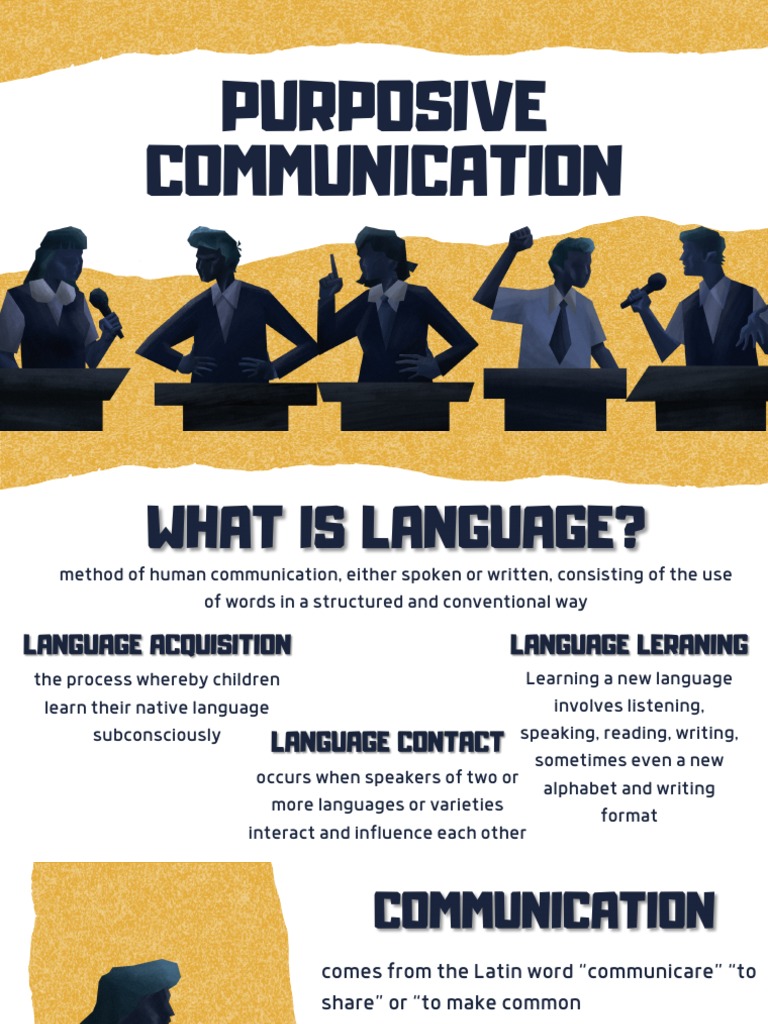 Purposive Communication Guide | PDF | Communication | Nonverbal ...