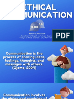 Ethical Communication PDF