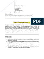 Organizational Perception and Personality PDF