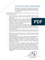 El Liderazgo Se Puede Aprender Mauro Salinas