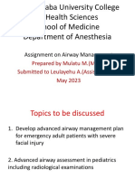 Pediatric and Adult Airway Management of Anesthesia