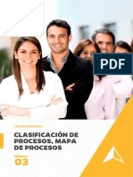 M3-Clasificación de Procesos, Mapa de Procesos PDF