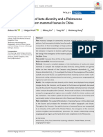 He Et Al. (2019) - Cenozoic Evolution of Beta Diversity in China PDF