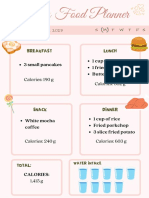 Food Log Week 1 PDF