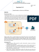 Experiment No 8: AIM: To Study and Implement Security As A Service On AWS/Azure. Theory