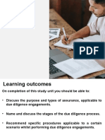 Due Diligence Procedures