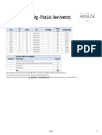 Sterling Price List - New Inventory PDF