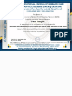 IJRAR Certificate IJRAR 263354 230418 152854 PDF
