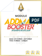 Module Addmath Bootcamp