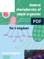 General Characteristic of Simple Organisms PDF