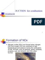 Nox Reduction For Combustion Treatment