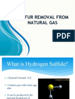 Sulfur Removal From Natural Gas