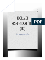 Teoría de Respuesta Al Ítem-2 PDF