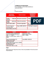 Cómo Se Calcula La Nómina de Un Trabajador PDF