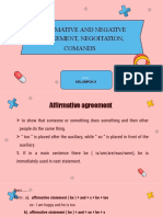 AFFIRMATIVE AND NEGATIVE AGREEMENT, NEGOTIATION, COMMANDS (SEO