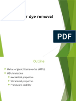 MOF 199 For Dye Removal