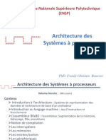 Architecture Processeur 1 PDF