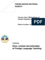 Lecture 1 Aims and Content of FLT