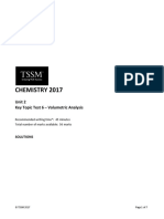 2017 Unit 2 Chemistry KTT 6 Volumetric Analysis - Solutions PDF