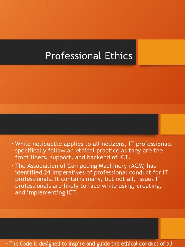 Professional Ethics Edited PDF
