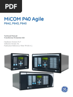 Micom Agile P642, P643, P645: Grid Solutions | PDF | Transformer | Relay