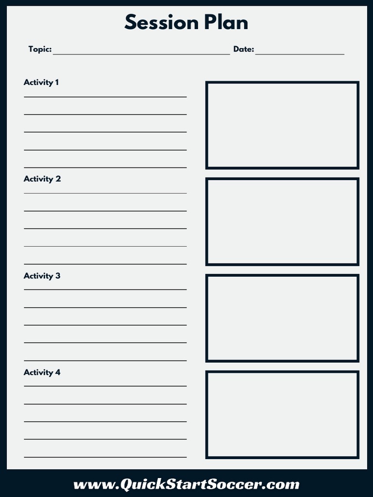 Session Plan Template 2 PDF PDF