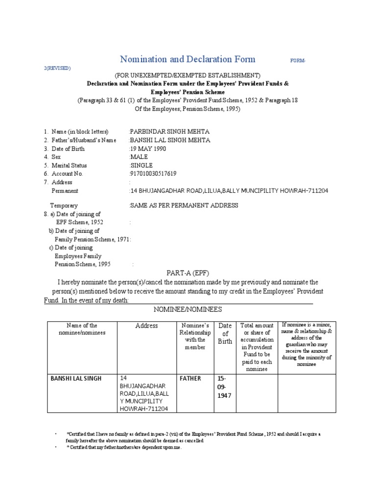 form2-pf-nomination-form-download-free-pdf-government-employee