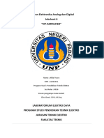 Laprak Ead Op-Amplifier Afdal Yusra 21063051 PDF