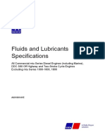 Fluids and Lubricants Specifications