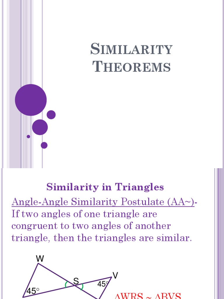 Triangle Theorems Notes 1w3rkpc PDF | PDF
