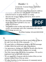 Hadith 1-3 PDF