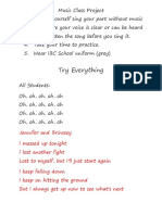 Music Project Grade 4 PDF