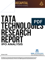 Tata Technologies IPO Report PDF