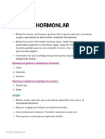 Sınıf Biyoloji - Bitkisel Hormonlar PDF