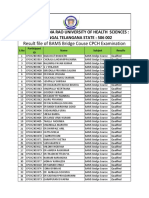 Result File of BAMS Bridge Couse CPCH Examination PDF