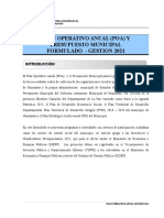 Teoria de Programa Operativo Anual