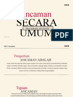 Ancaman: Secara Umum