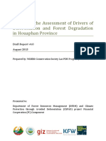 Assessing Drivers of Deforestation in Houaphan Province