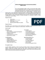 Short Program Outline MBA in AVM PDF